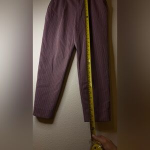 Banana Republic Purple Cropped Pants Tailored Ankle-Length